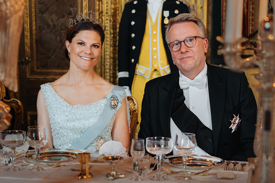 Kronprinsessan och Danmarks näringsminister Morten Bødskov.