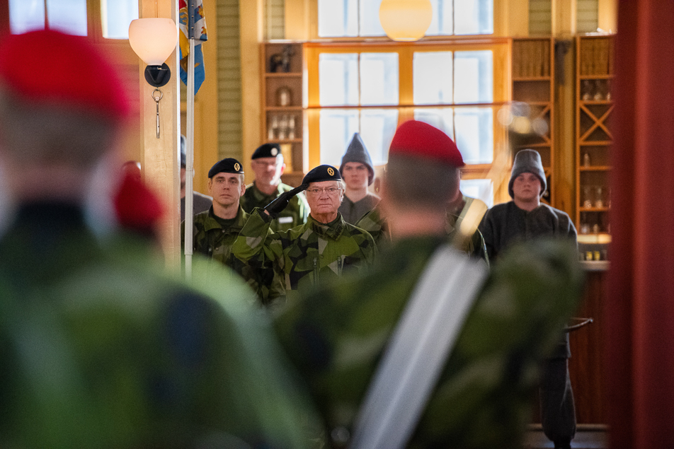 The ceremony took place in the Dala Hall in Falun at the former military area. 