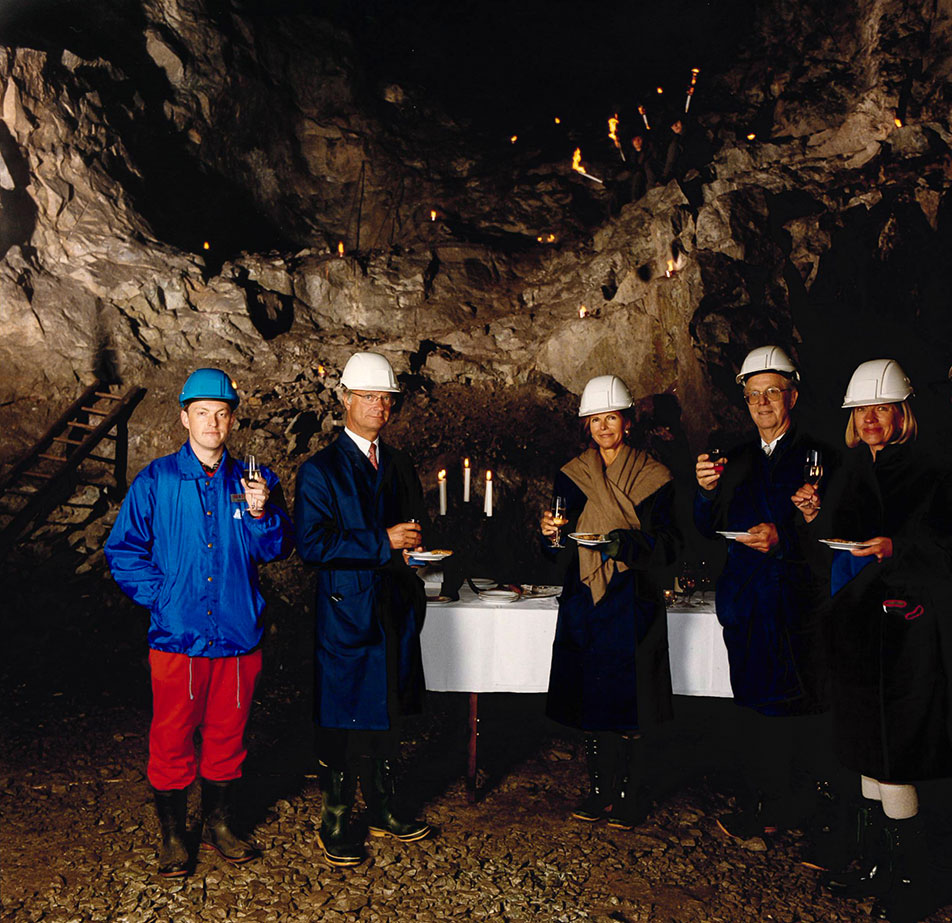 Kungaparet i gruvan 1999.