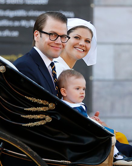 DD.KK.HH. Kronprinsessan, Prins Daniel och Prinsessan Estelle 2013