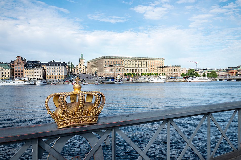 Kuninkhaalinen slotti Stokholmissa. 