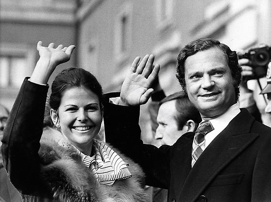 H.M. Konungen och fröken Silvia Sommerlath, 1976